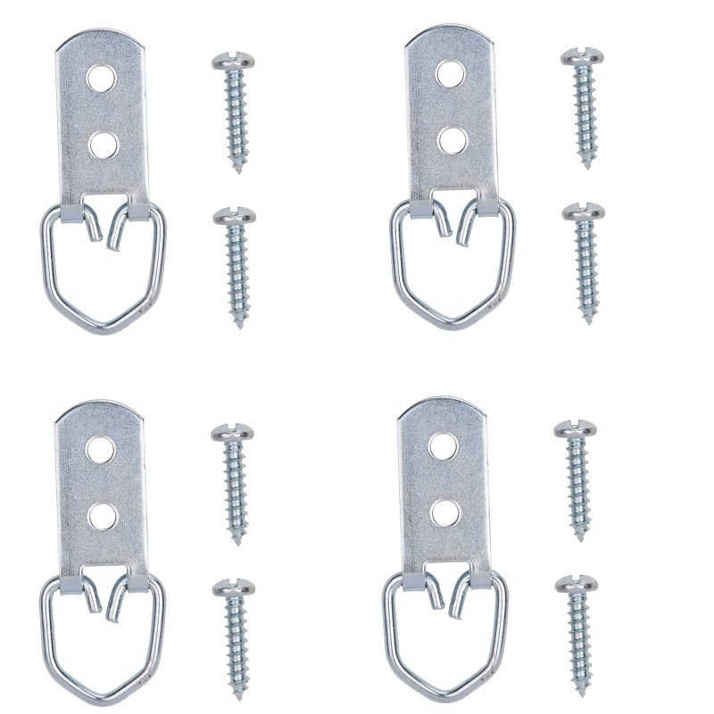 HANGER D-RING LARGE ZINC PLT  