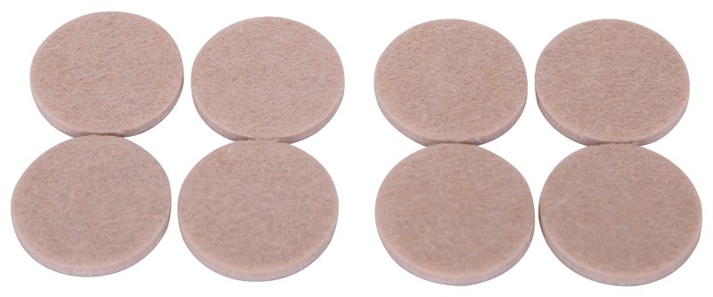 PADS ROUND FELT HD1-1/2IN BEGE