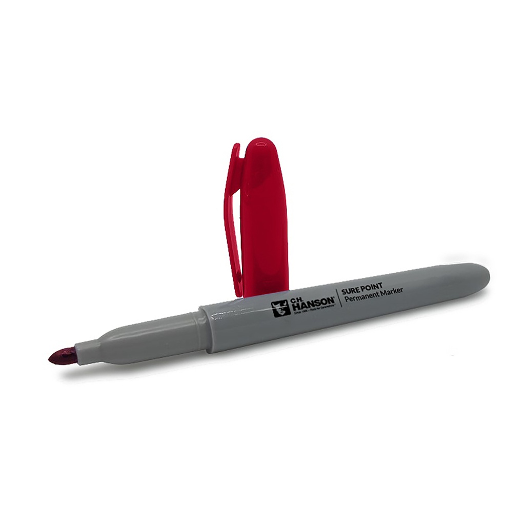 C.H. Hanson Sure Point CH Hanson Red Medium Tip Permanent Marker 1 Pk