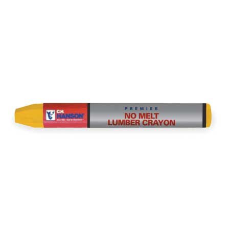 C.H. Hanson 4.5 in. L Lumber Crayon Yellow 1 Pc
