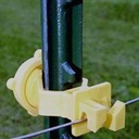 INSULATOR T-POST SCREW YELLOW 