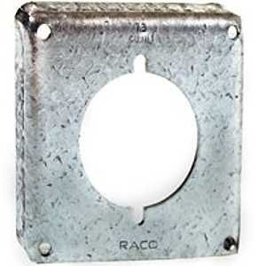 COVER BOX SQ STEEL SURF 1RECPT