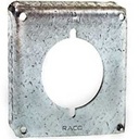 COVER BOX SQ STEEL SURF 1RECPT