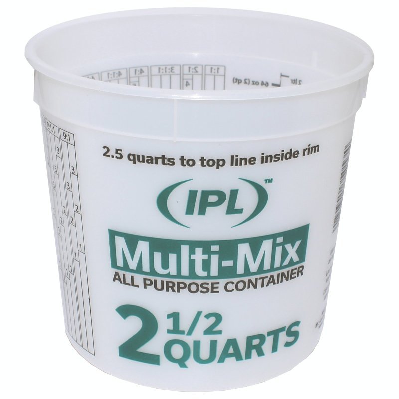 PAINT PLSTC CTNR DISPO 2.5QT  