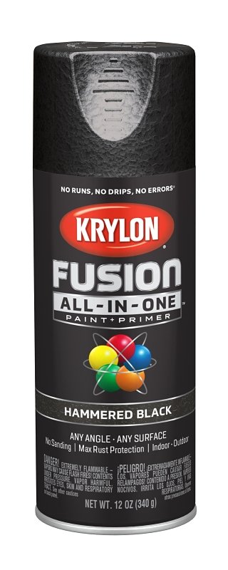 PAINT SPRY HMMRD BLACK 12OZ   
