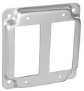 Southwire G1950-UPC 4 in. Steel Metallic 2-Gang Work Square 2 GFCI Box Cover