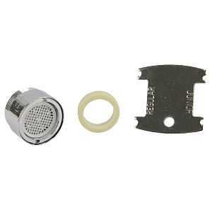 Danco Dual Thread 15/16 in.-27M X 55/64 in.-27F Chrome Faucet Aerator