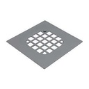 Danco 4-1/4 in. Brushed Nickel Square Stainless Steel Drain Cover