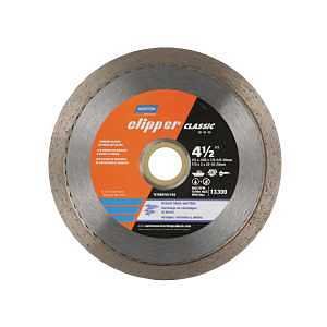 Norton 1194 4.5 in. Wet or Dry Continuous Rim Diamond Blade - All