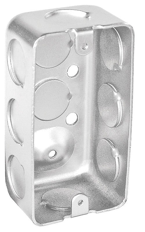 [1112747] Southwire G19280-UPC 4 X 2 X 1.5 in. Steel Metallic 1-Gang Drawn Handy Box