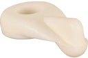 Prime-Line 1/16 in. D X 3/4 in. L Matte White Nylon Converging Door Kit 8 Pc