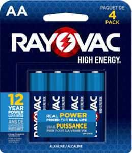 Rayovac, Alkalin Battery AA, 4 Count