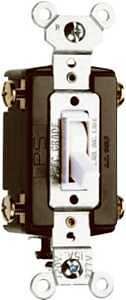 [0252064] TradeMaster Toggle Switch, 15 a, 120 V, 4 -Position, Thermoplastic Housing Material, White