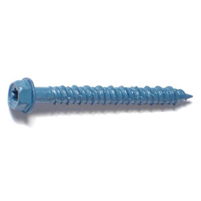 Star Hex Head Masonry Screws 1/4" x 2-1/4" - 100 Pack