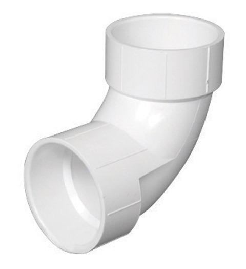 4" PVC 90 Degree Elbow Fitting Schedule 40
