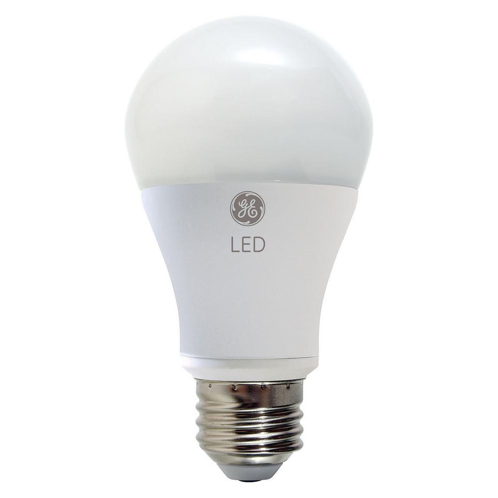 GE 93126857 Light Bulb, 3-Way, A19 Lamp, 30, 70, 100 W Equivalent, Medium Lamp Base, Non-Dimmable, White, Daylight