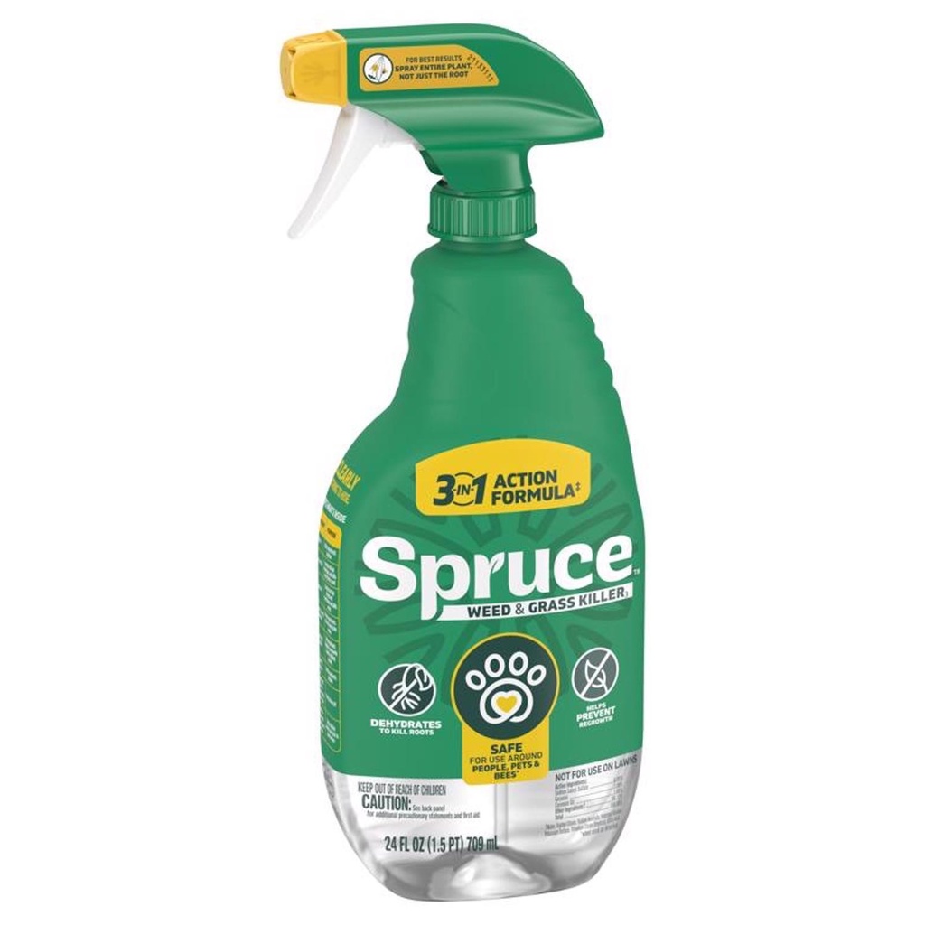 [7593296] Spruce Broadleaf Weed and Vegetation Killers RTU Liquid 24 Fl. Oz
