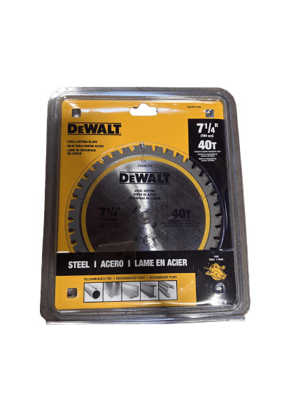 [0803791] DEWALT 7-1/4 Inch 40T Metal Saw Blade - DWAM71440