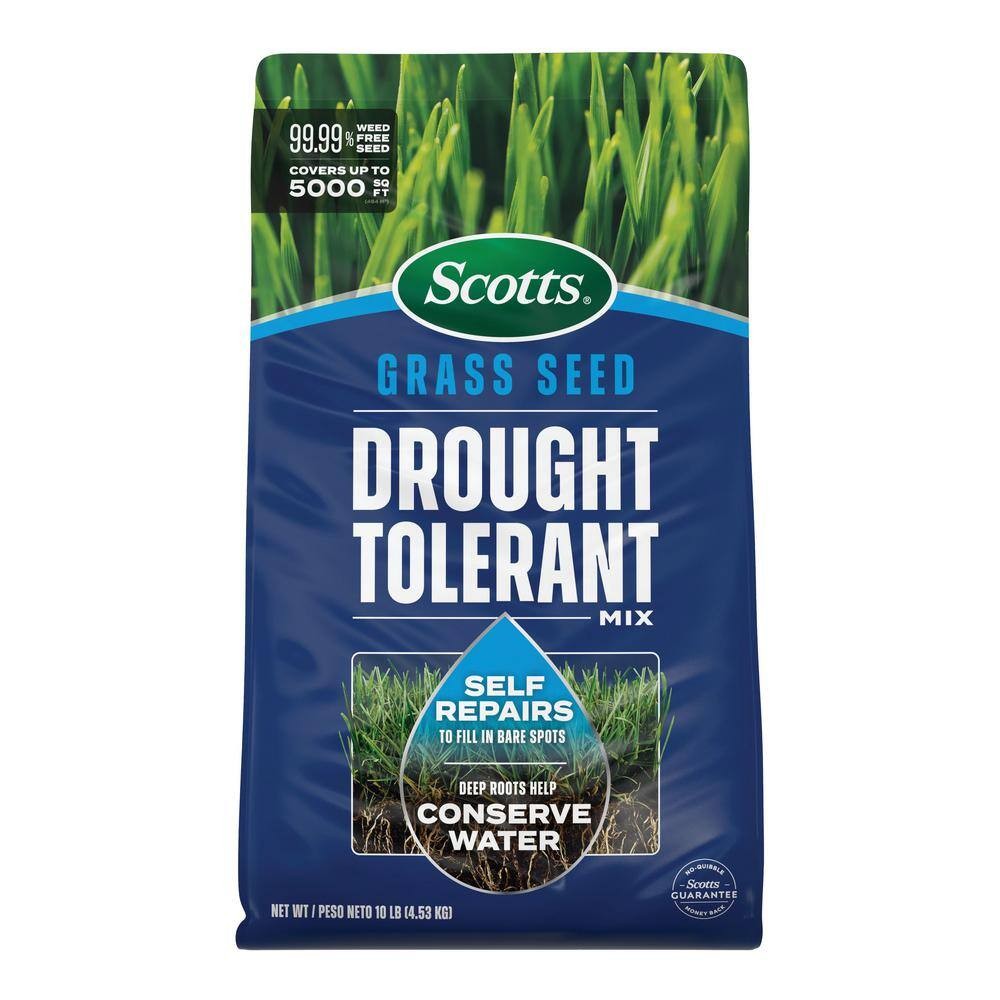 [4329686] Scotts Grass Seed Drought Tolerant Mix  5 000 Sq. Ft.  10 Lb