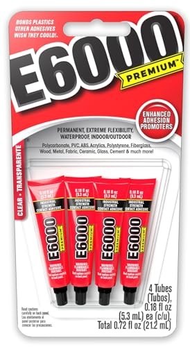 [7549504] PREMIUM 0.18 Oz. Clear Adhesive, 4PK
