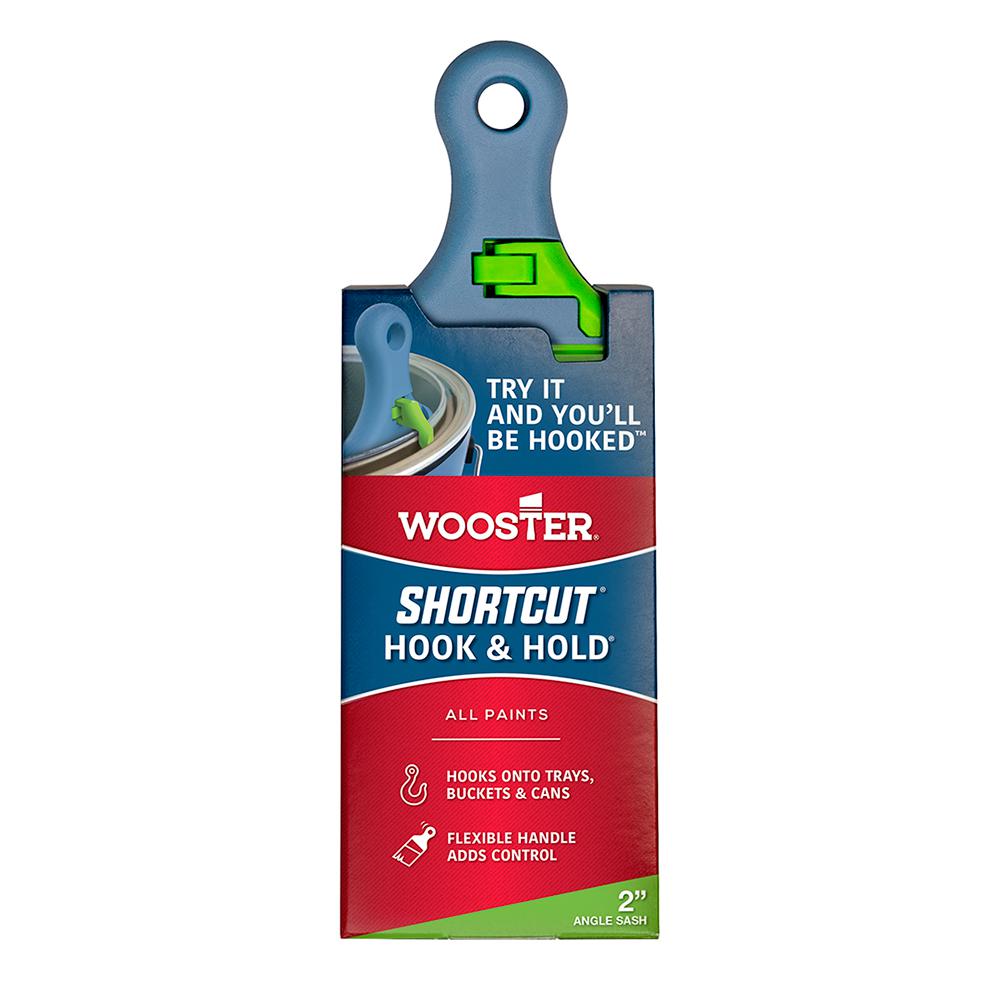 [0634287] 2 in. Shortcut Hook and Hold Polyester Angle Sash Brush