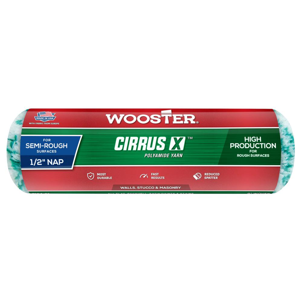 [0276865] 9 in. X 1/2 in. Pro Cirrus X Polyamide High-Density Woven Roller Cover