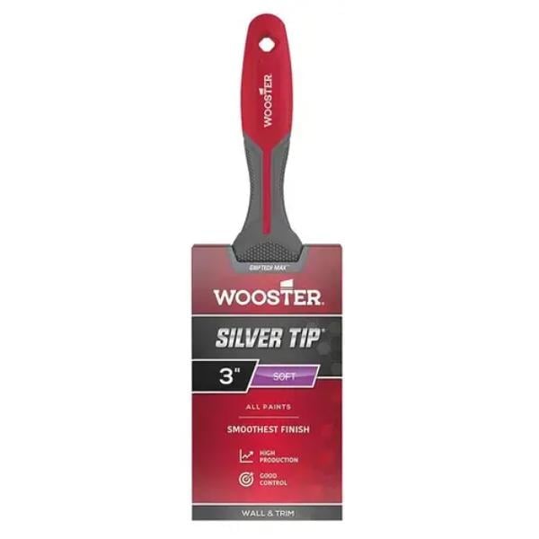 [5946850] Wooster Brush G5222-3 3 in. Silver Tip Grip Tech Max Flat Paint Brush