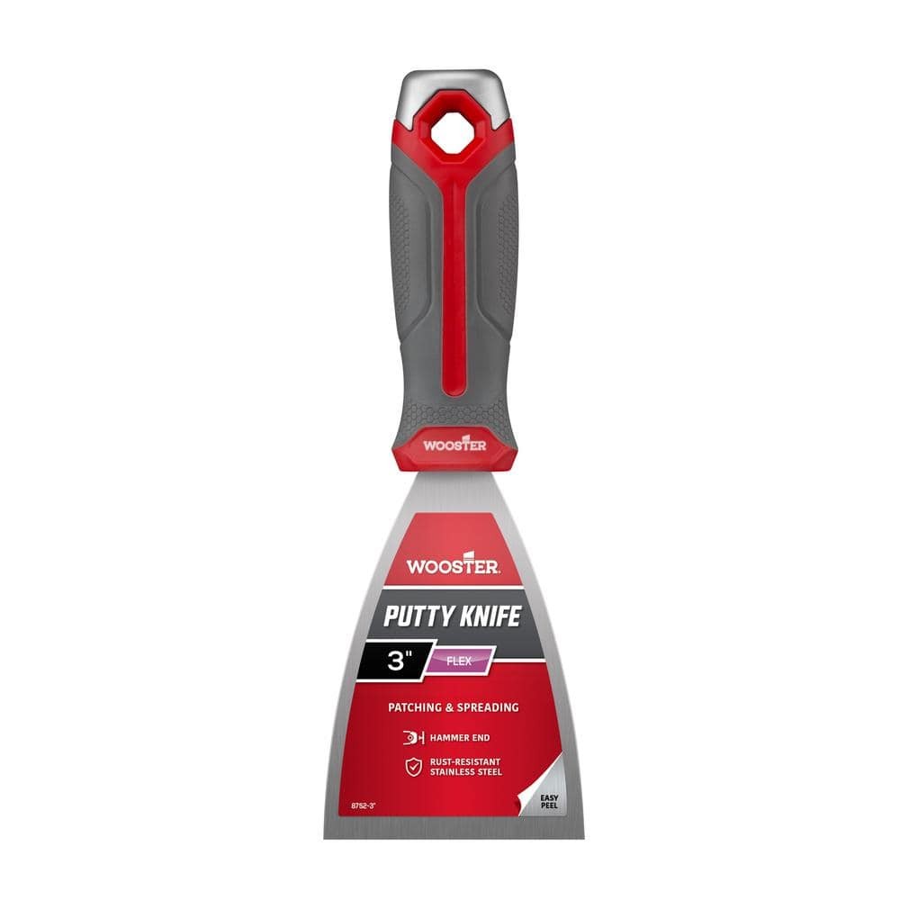 [3201811] 3” Wooster 8752 Flexible Putty Knife  Stainless Steel