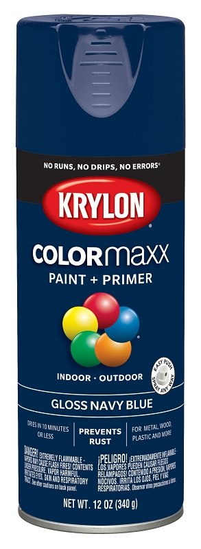 PAINT SPRY GLOSS NVY BLUE 12OZ