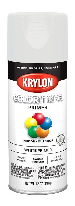 PAINT SPRAY WHITE PRIMER 12OZ 