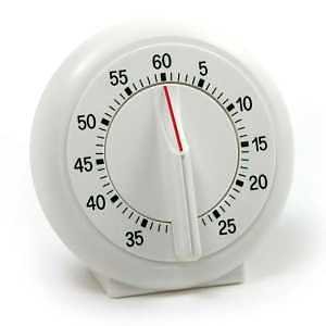 TIMER LONG-RING WHT 60MIN     