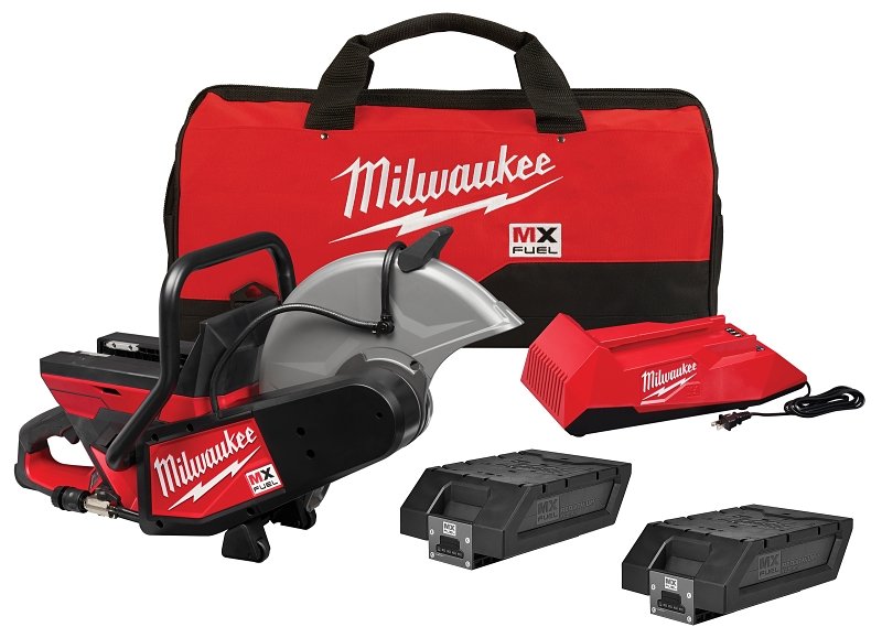 KIT CUT-OFF SAW 2 BATTERY 14IN