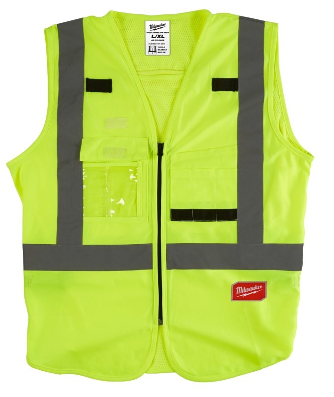 VEST SAFETY HIGH VIS YEL L/XL 