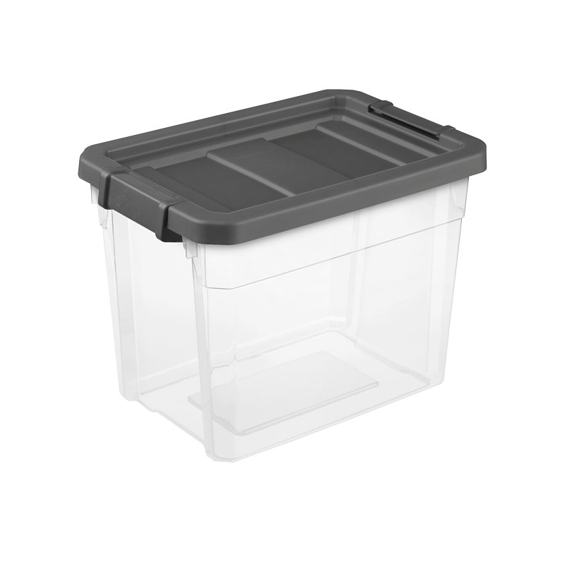 BOX STACKER MODULAR CLEAR 30QT