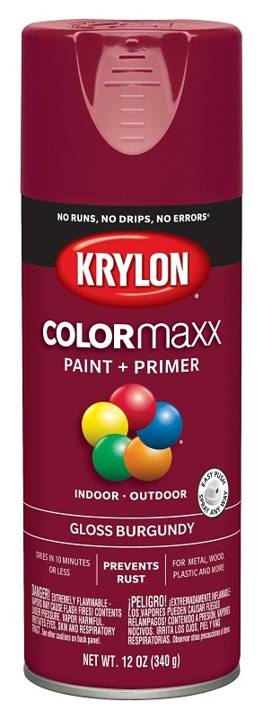 PAINT SPRY GLOSS BURGUNDY 12OZ