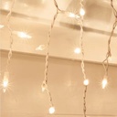 LIGHT ICICLE WH/CLR 100CT     
