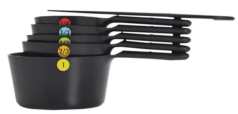 CUP MEASURNG SNP PLASTIC BLACK