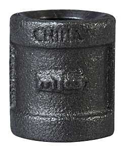 COUPLING BLACK MALLEABLE 3/8  